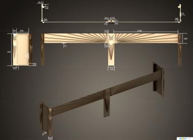 Legs (Legs geometrical ornament-1, NJ_0942) 3D models for cnc