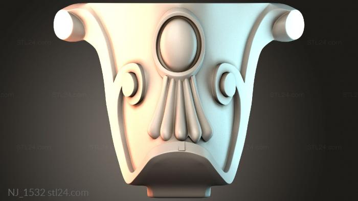 Ножки (NJ_1532) 3D модель для ЧПУ станка