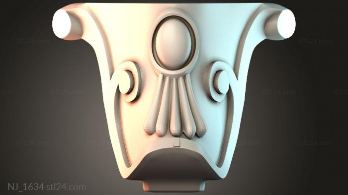 Ножки (NJ_1634) 3D модель для ЧПУ станка