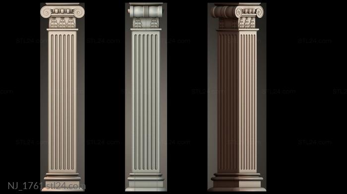 Ножки (NJ_1761) 3D модель для ЧПУ станка