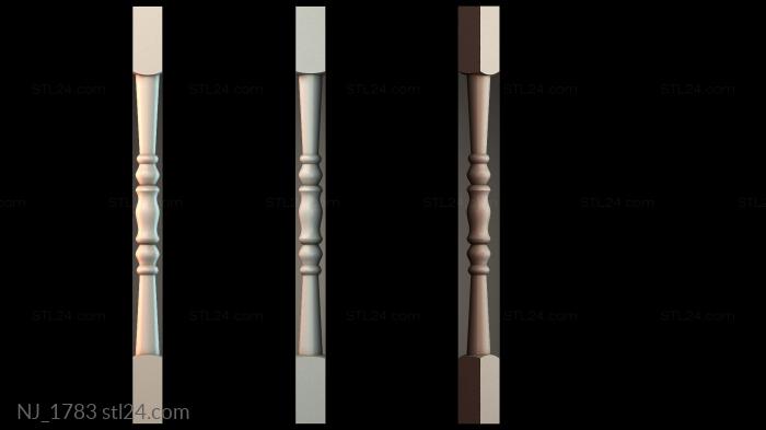 Ножки (NJ_1783) 3D модель для ЧПУ станка