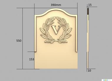 Order (The Victoria panel, ORD_0027) 3D models for cnc