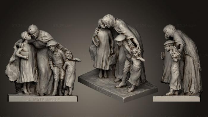 Memorial (On the way to school La Maternelle 2, PM_0281) 3D models for cnc
