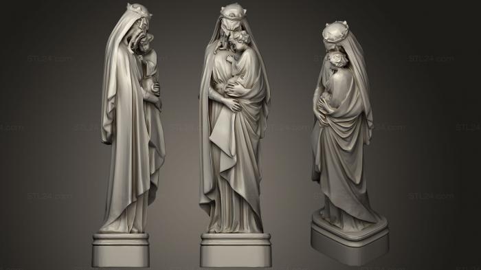 Памятники (Статуя Ктулху, Нашего Спасителя, PM_0307) 3D модель для ЧПУ станка