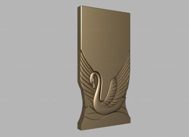 Memorial (Swan, PM_0339) 3D models for cnc