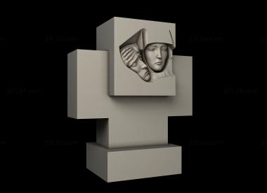 Memorial (Medics, PM_0340) 3D models for cnc