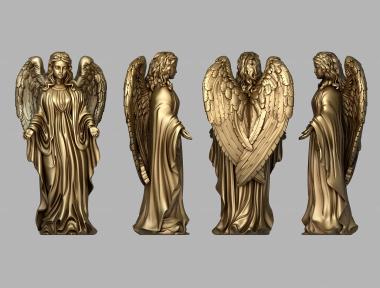 Memorial (Figurine Angel, PM_0362) 3D models for cnc