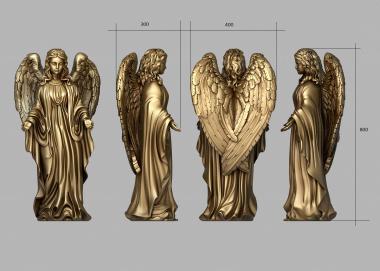 Memorial (Figurine Angel, PM_0362) 3D models for cnc