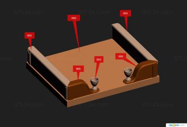 Memorial (Fence, PM_0365) 3D models for cnc