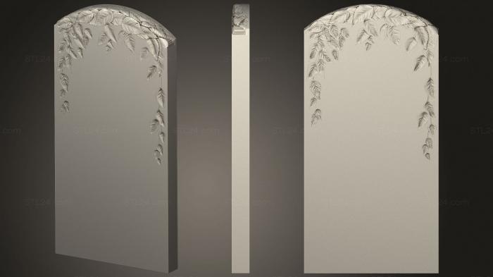 Memorial (Monument with ivy, PM_0423) 3D models for cnc
