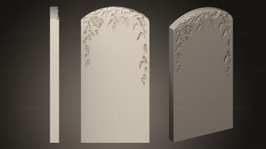 Memorial (Monument with ivy, PM_0423) 3D models for cnc