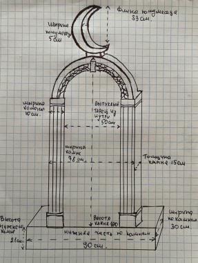 Memorial (Monument with columns, PM_0448) 3D models for cnc