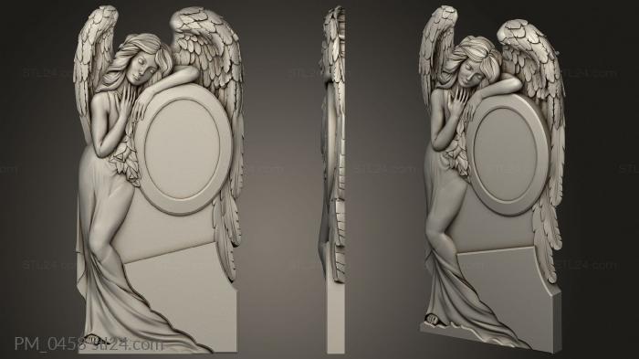 Monument with a girl angel version1