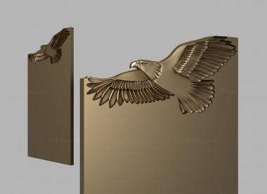 Memorial (Monument with an eagle, PM_0478) 3D models for cnc