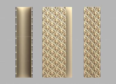 Geometrical panel (, PGM_0229) 3D models for cnc