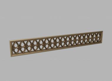 Geometrical panel (Step decor, PGM_0244) 3D models for cnc