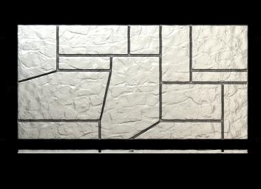 Geometrical panel (Panel in the form of stone slabs, PGM_0247) 3D models for cnc