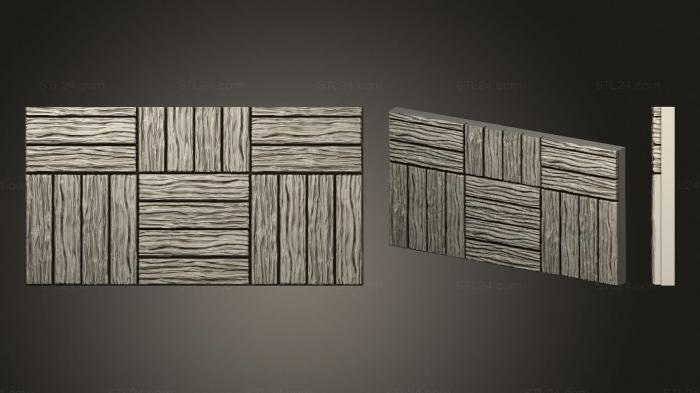 Geometrical panel (Wood floor.3x2.b.internal.ckit, PGM_0292) 3D models for cnc
