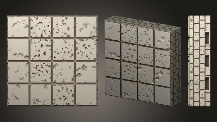 Geometrical panel (Cut stone.riser.U.4.0x4.0.openlock, PGM_0314) 3D models for cnc