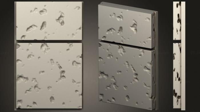 Geometrical panel (Cut stone wall.floor.inch.1x2, PGM_0317) 3D models for cnc