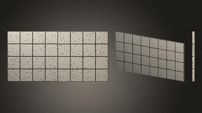 Панели геометрические (Камень Открытой Горновой Огранки 4 X 8, PGM_0340) 3D модель для ЧПУ станка