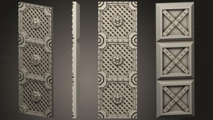 Geometrical panel (Citybuilders Parts 1x3 grates floor, PGM_0379) 3D models for cnc