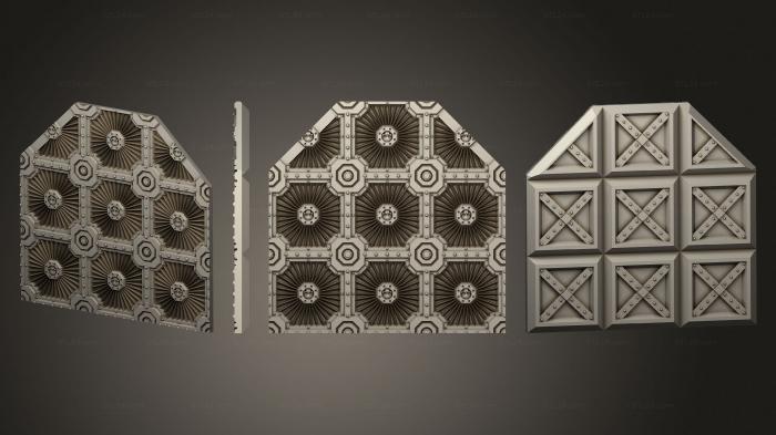 Панели геометрические (Детали Citybuilders 2x3 балки с восьмиугольным расширением, PGM_0390) 3D модель для ЧПУ станка