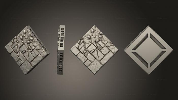 Geometrical panel (Hidden Crypt Floor A 013, PGM_0504) 3D models for cnc