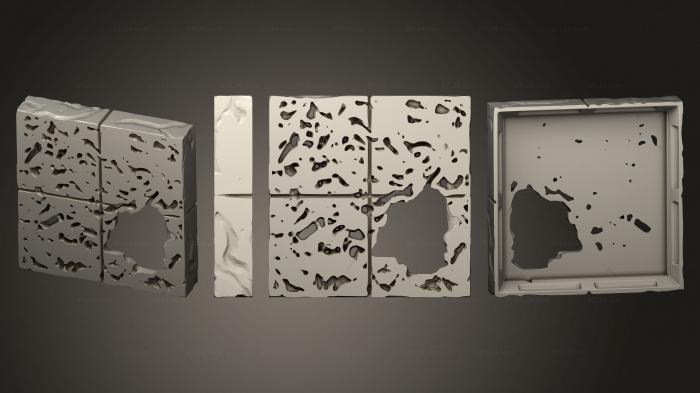 Geometrical panel (hy ground 1crown s lava crust4 m, PGM_0600) 3D models for cnc