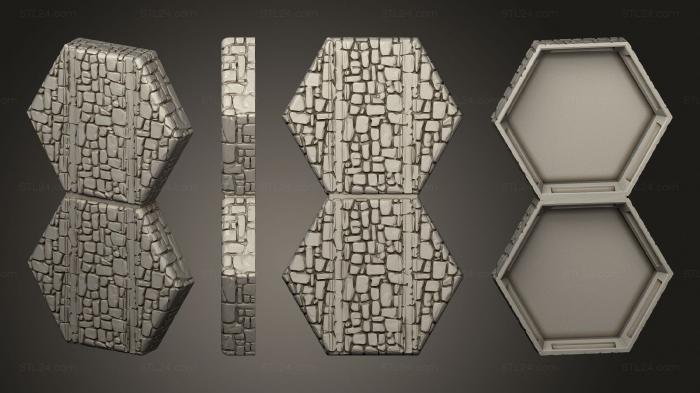 Панели геометрические (Hy грунт 2 коронки h следы износа каменной дороги st v8 m, PGM_0633) 3D модель для ЧПУ станка
