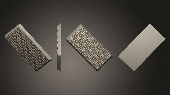 Geometrical panel (moule socles 01, PGM_0770) 3D models for cnc