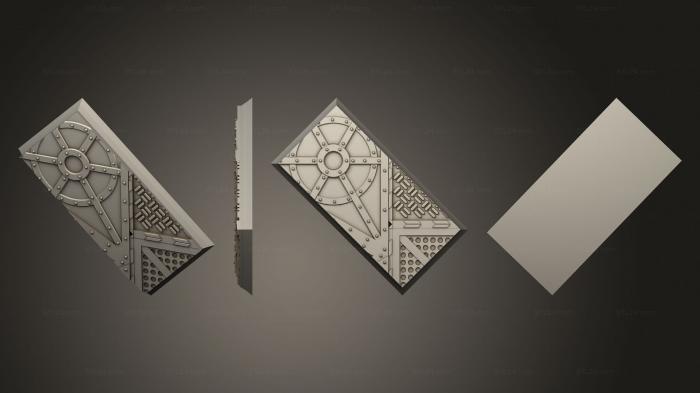 Geometrical panel (moule socles 22, PGM_0791) 3D models for cnc