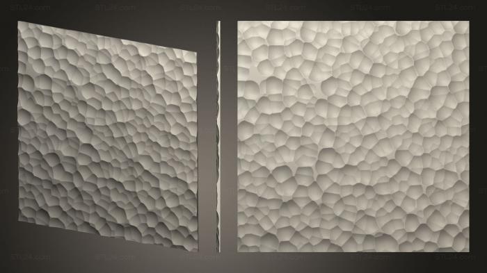 Panel with a mesh structure