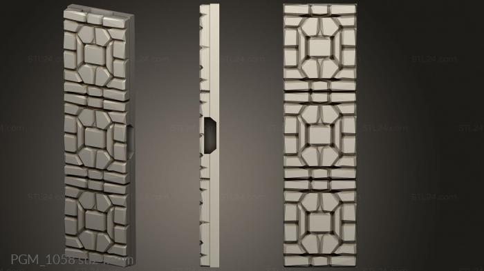 Geometrical panel (Modular mansion expansion joints EXPANSION JOINT, PGM_1058) 3D models for cnc
