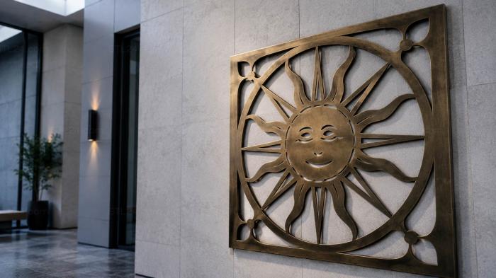 2D panel (Tiled sun, P2D_0011) 3D models for cnc