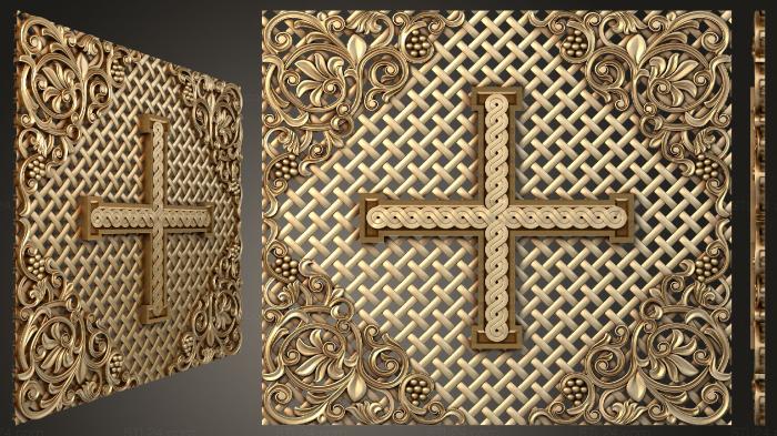 Church panel (Church panel for icon case, PC_0322) 3D models for cnc