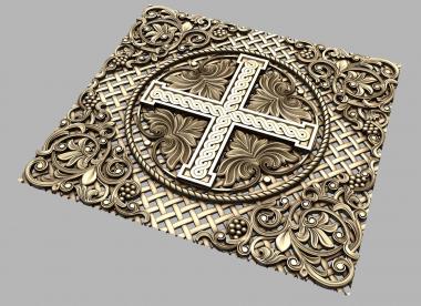 Church panel (Church panel for icon case, PC_0322) 3D models for cnc