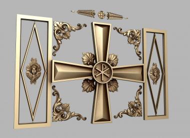 Church panel (Carved panel, PC_0324) 3D models for cnc