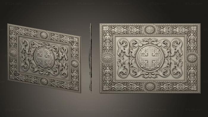Church panel (Carved panel, PC_0334) 3D models for cnc