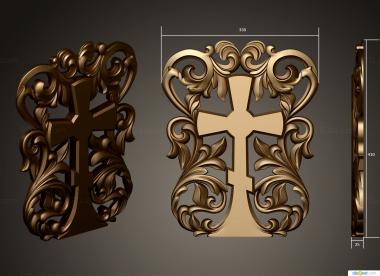 Church panel (Church grating slotted b1, PC_0342) 3D models for cnc