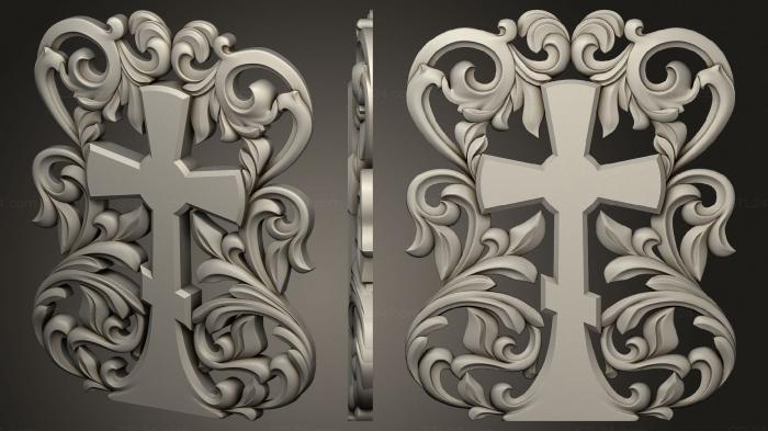 Church panel (Slotted church grating, PC_0343) 3D models for cnc