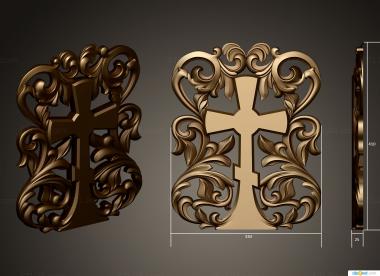 Church panel (Slotted church grating, PC_0343) 3D models for cnc