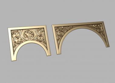 Church panel (Facade carving, PC_0354) 3D models for cnc