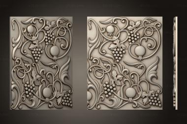 Church panel (Vine pattern, PC_0368) 3D models for cnc
