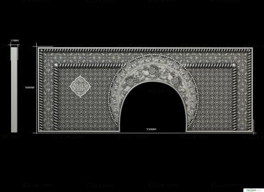 Church panel (Salaries for the icon of the Mother of God, PC_0390) 3D models for cnc