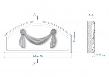 Horisontal panel (Vignette, PG_0347) 3D models for cnc