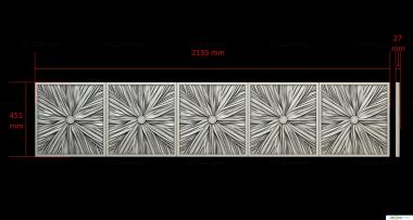 Horisontal panel (Front, PG_0401) 3D models for cnc