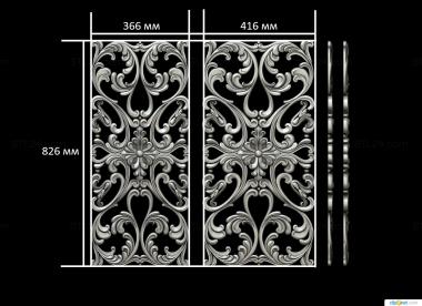 Vertical panel (, PV_0499) 3D models for cnc