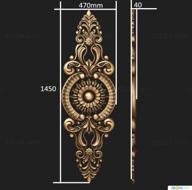 Vertical panel (, PV_0505) 3D models for cnc