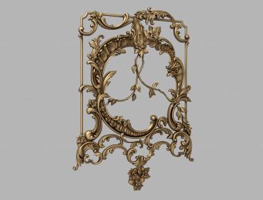 Vertical panel (Carved door trim, PV_0569) 3D models for cnc